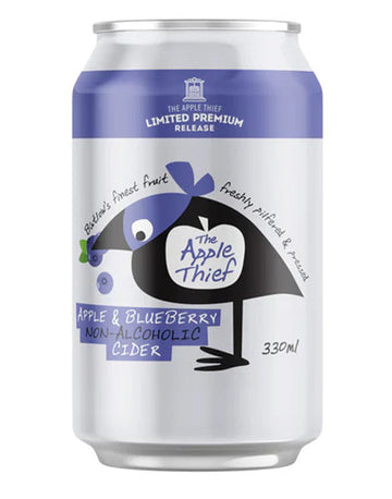 Apple Thief Pink Lady Non-Alcoholic Apple & Blueberry Cider - Cans - Non-Alcoholic Cider - Sans Drinks Sans-Sandbox