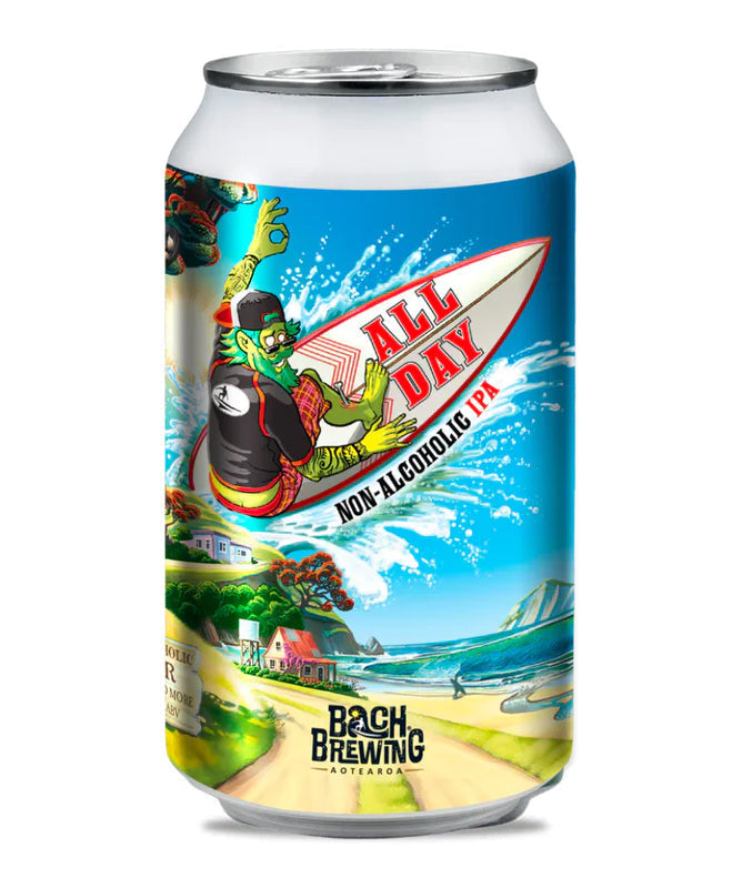 Bach Brewing All Day Non-Alcoholic IPA - Non-Alcoholic Beer - Sans Drinks