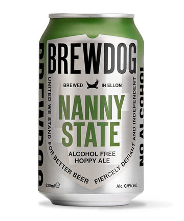 BrewDog Nanny State Alcohol-Free Hoppy Ale - Non-Alcoholic Beer - Sans Drinks Sans-Sandbox