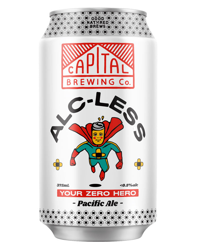Capital Brewing Alc-Less Pacific Ale - Non-Alcoholic Drinks - Sans Drinks