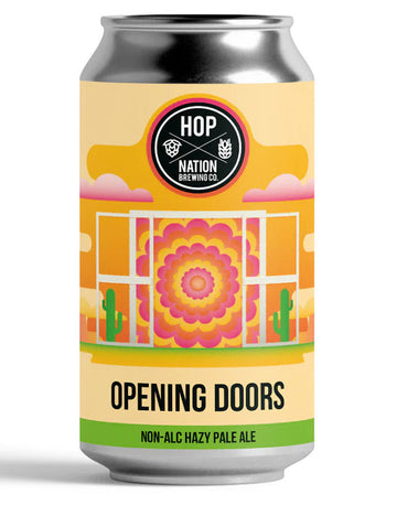 Hop Nation Opening Doors Hazy Pale Ale - Non-Alcoholic Beer - Sans Drinks Sans-Sandbox