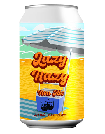 Dad & Dave's Brewing Lazy Hazy Non Alc Beer Can 375ml - Non-Alcoholic Drinks - Sans Drinks Sans-Sandbox