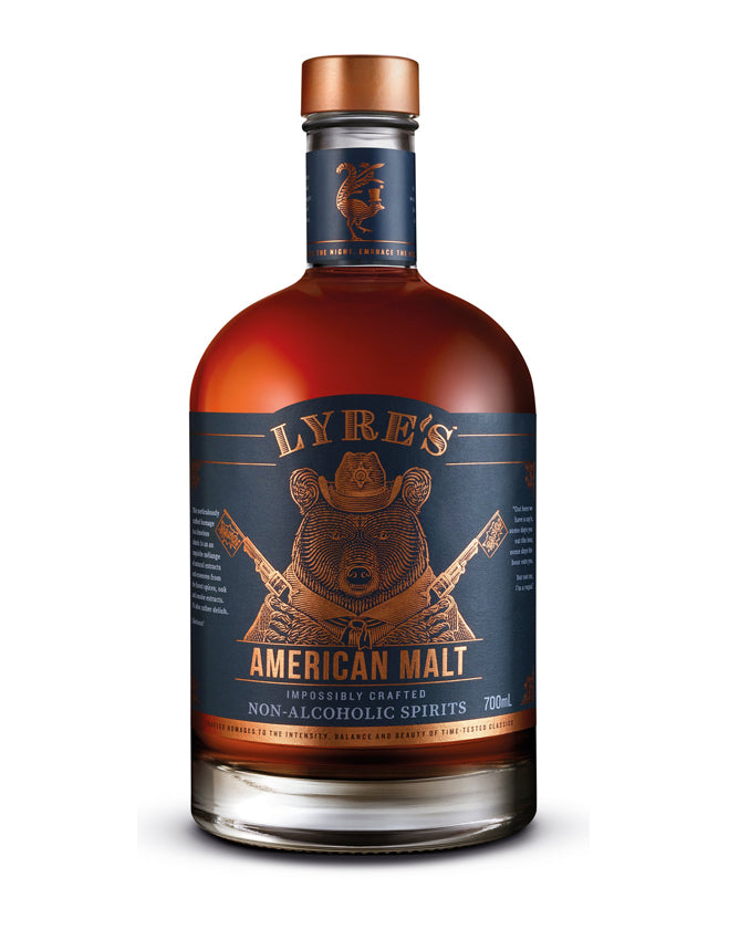 Lyre's American Malt Bourbon Whiskey Non Alc - Non-Alcoholic Spirits - Sans Drinks