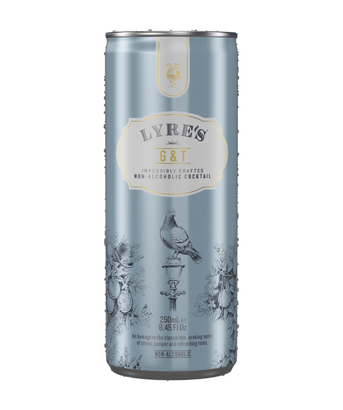 Lyre's G&T Premix Drinks - Non Alc Gin & Tonic - Pre-Mixed Drinks - Sans Drinks