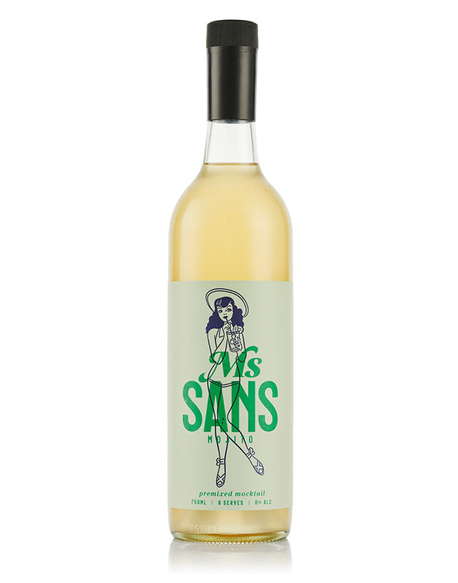 Ms Sans Non-Alcoholic Mojito Premixed - Pre-Mixed Drinks - Sans Drinks
