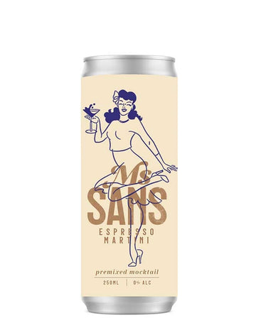 Ms Sans Non-Alcoholic Espresso Martini RTD Can - Non-Alcoholic Spirits - Sans Drinks Sans-Sandbox