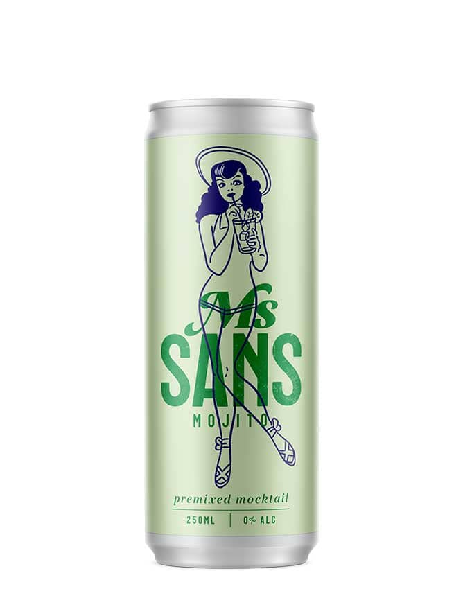 Ms Sans Non-Alcoholic Mojito RTD Can - Non-Alcoholic Spirits - Sans Drinks