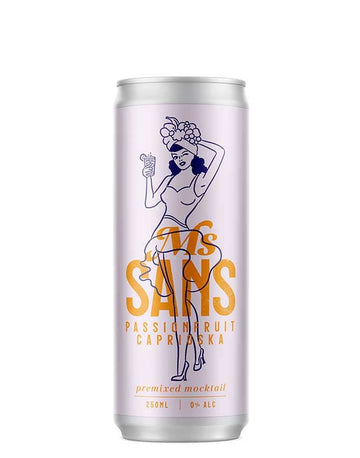 Ms Sans Non-Alcoholic Passionfruit Caprioska RTD Can - Non-Alcoholic Spirits - Sans Drinks Sans-Sandbox