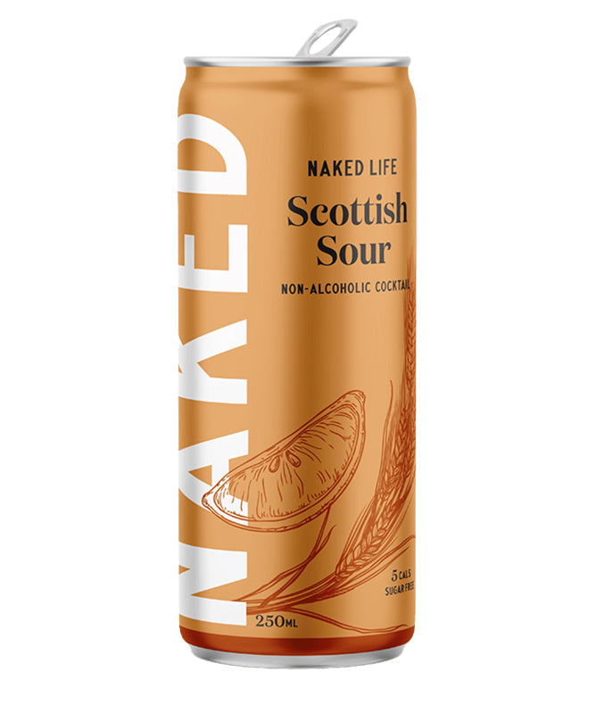 Naked Life Scottish Sour Non-Alcoholic Cocktail - Pre-Mixed Drinks - Sans Drinks