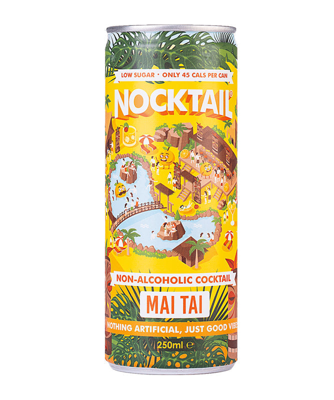 Nocktail Mai Tai Premixed Mocktail - Pre-Mixed Drinks - Sans Drinks
