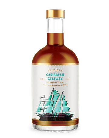 Sans Bar Caribbean Getaway Non-Alcoholic Dark Rum Substitute - Non-Alcoholic Spirits - Sans Drinks Sans-Sandbox