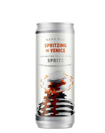 Sans Bar Spritzing In Venice Non-Alcoholic Spritz RTD Can - Non-Alcoholic Spirits - Sans Drinks Sans-Sandbox