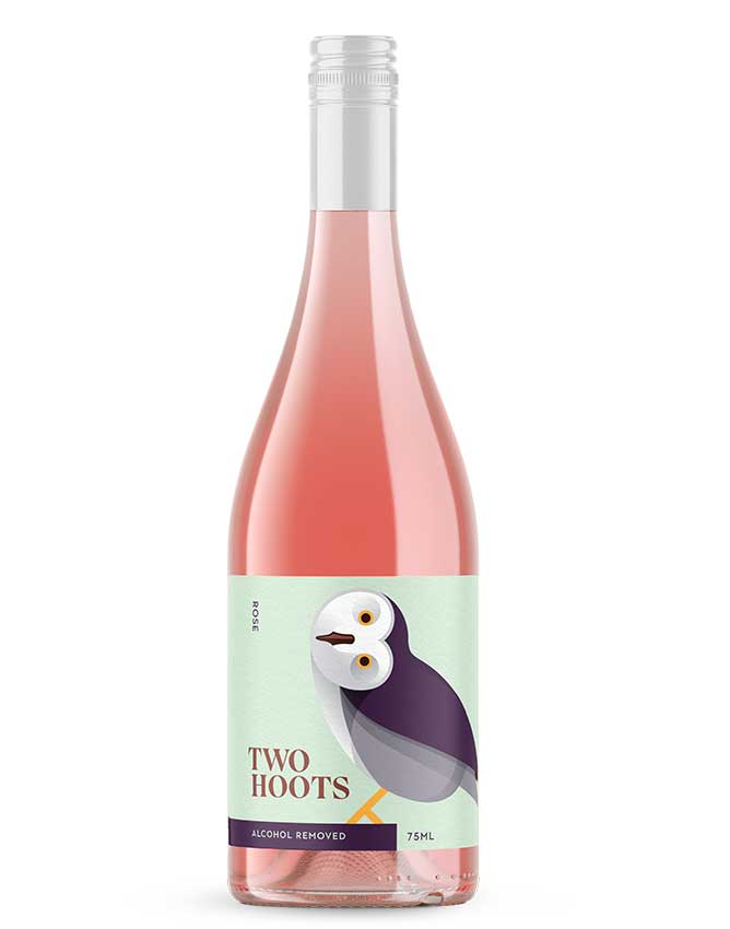 Two Hoots Non-Alcoholic Rosé - Non-Alcoholic Wine - Sans Drinks