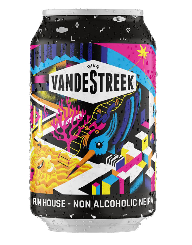 VandeStreek Fun House NEIPA - Non-Alcoholic Beer - Sans Drinks