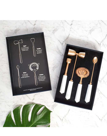 Clinq Marble Cocktail Tool Set - Cocktail Tool Set - Sans Drinks Sans-Sandbox