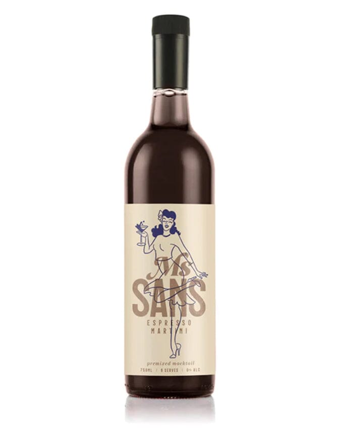 Ms Sans Non-Alcoholic Espresso Martini Premixed - Pre-Mixed Drinks - Sans Drinks