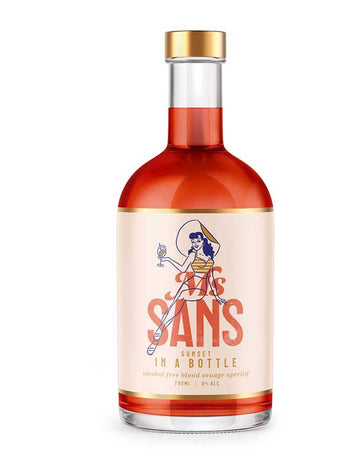 Ms Sans Sunset In A Bottle Blood Orange Spritz - Non-Alcoholic Spirits - Sans Drinks Sans-Sandbox